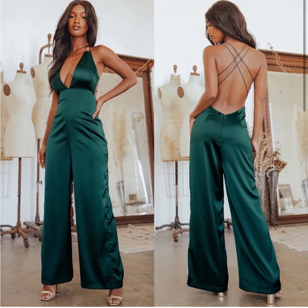 New lulu’s stain jumpsuit